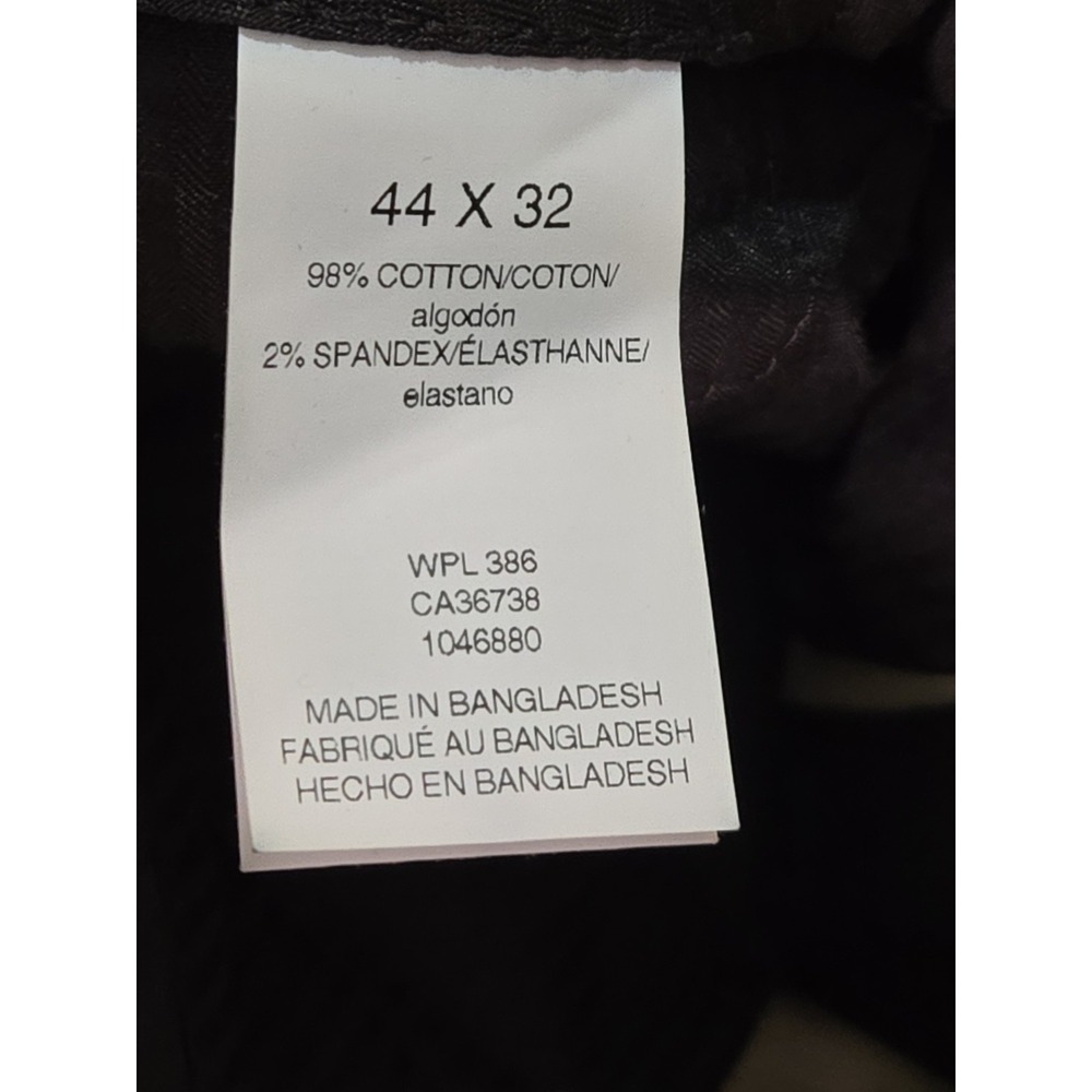 NWT Haggar Corduroy Pants Mens 44x32 Khaki Tan Classic Fit Stretch Expandable - Picture 13 of 14